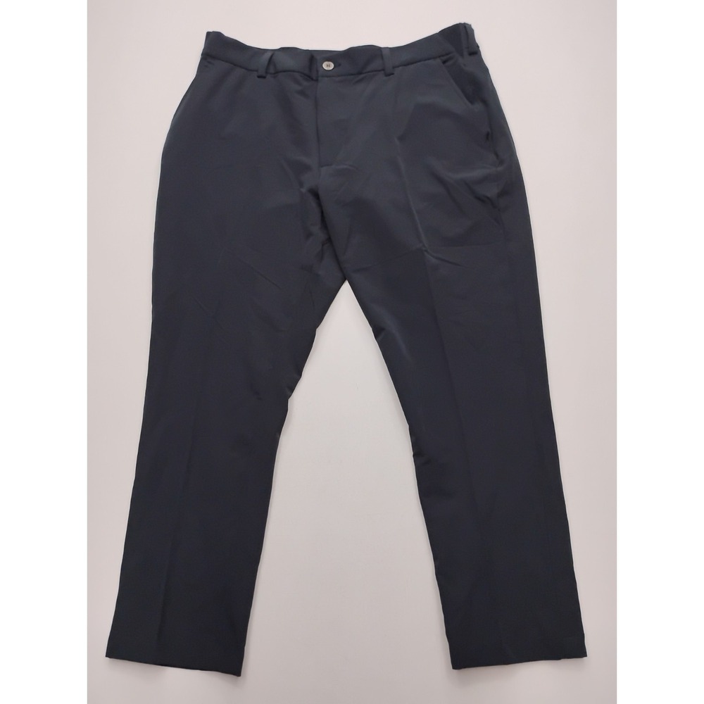 Lee Tri-Flex MVP Pants Mens 36x29 Black Performance Series Relaxed Tapered Golf
